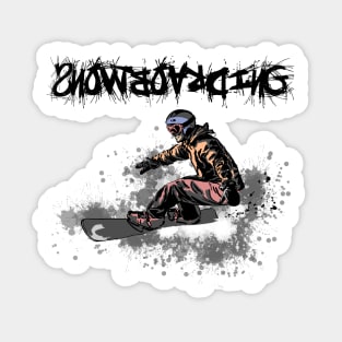 Snowboarding Sticker